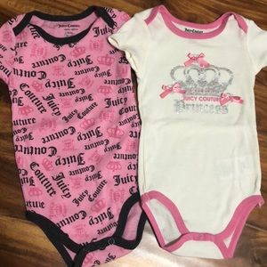 Two juicy couture body suits